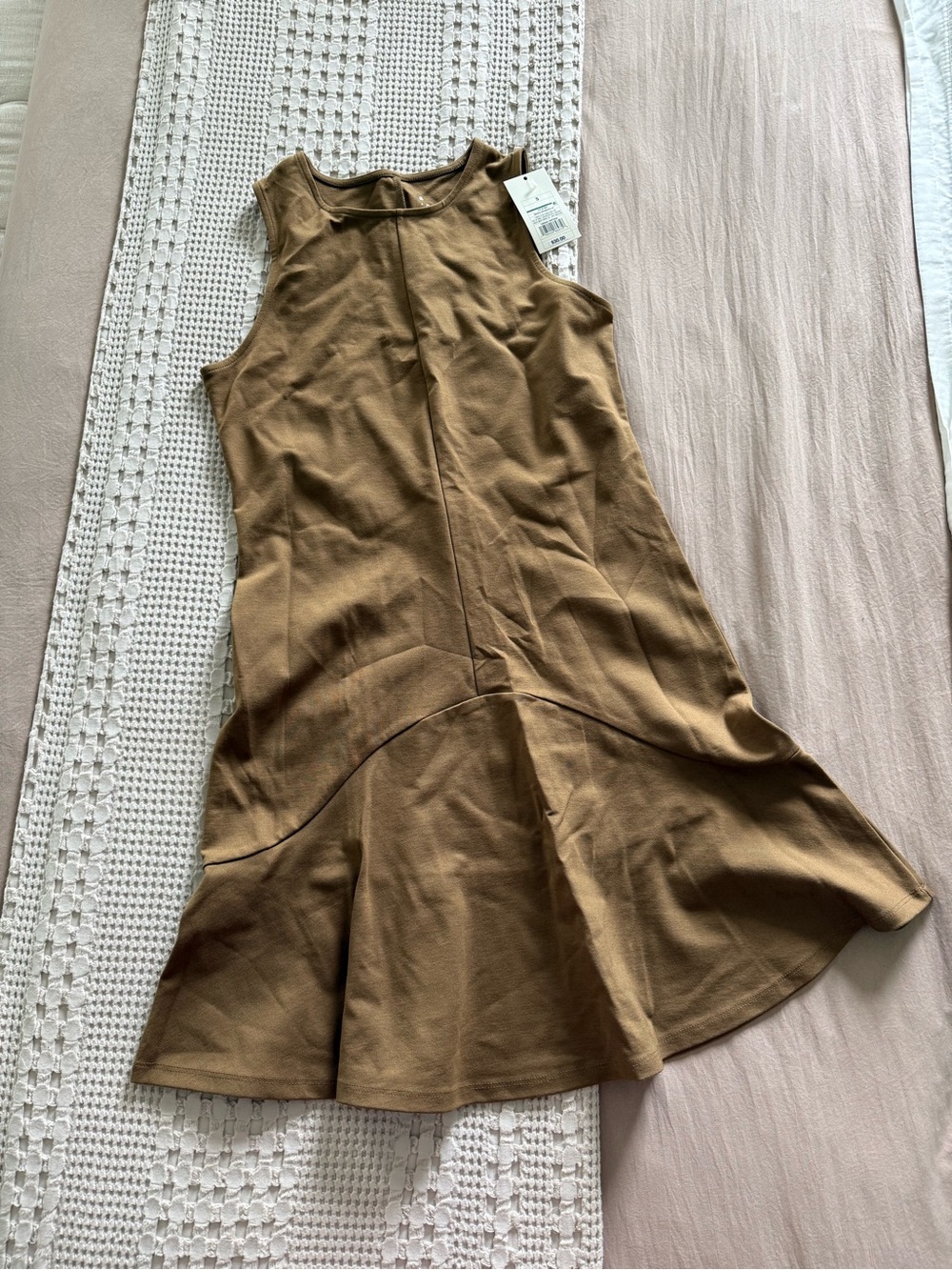 NEW a new day Brown Sleeveless Mini Dress Size S